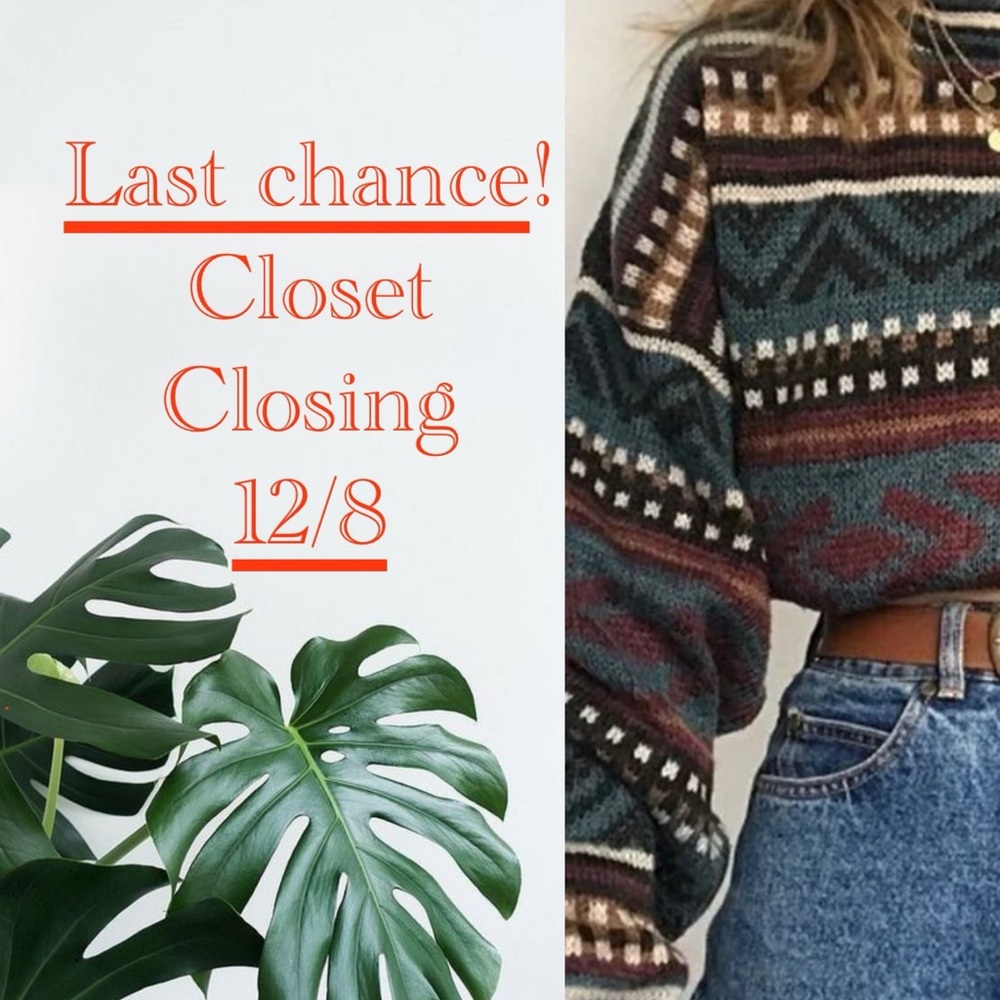 Vintage Abercrombie Oversized Cozy Sweater